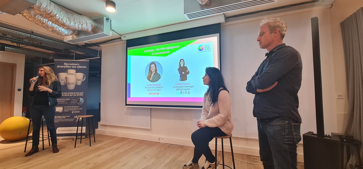 diversidays's tweet photo. #BreakingNews : Les #VC's rejoignent le mouvement #TechYourPlace 🤩👉🏼
@ringcapital &amp; @serenacapital pour faire bouger les lignes en faveur de la diversité et l'inclusion des talents dans l'écosystème #Startup 💥👏 @nicocelier https://t.co/1n24NDWzr8