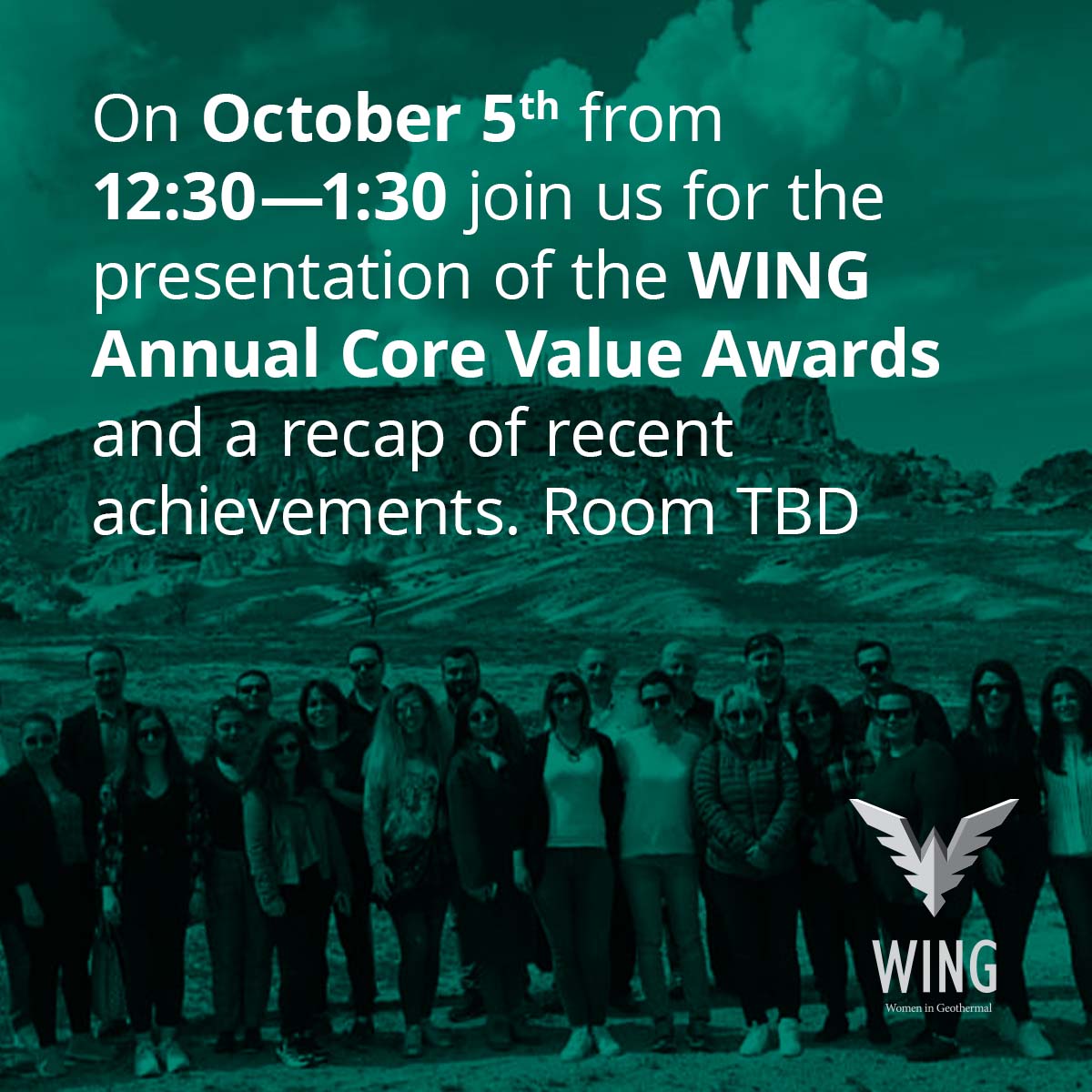 WING_geothermal's tweet photo. #CoreValueAwards are one of the most exciting things we at WING do - join us as at Geothermal Rising 2021 as we honor 4 #geothermal professionals who were nominated by their peers for exemplifying the values #COURAGEOUS #EMPOWERING #CARING #OPEN More info: https://t.co/1EcOPXtUxv https://t.co/xkwGZnbcT9