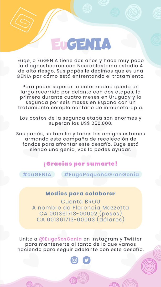 JMCarzolio's tweet photo. Felipe quiere pedirles ayuda para una compañerita del jardín. Una genia. Fuerza Euge. https://t.co/tz1fsbK1uj