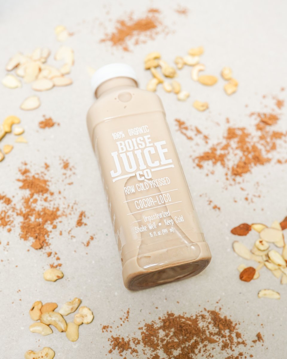 BoiseJuiceCo's tweet photo. Happy National Chocolate Milk Day! 🍫🥛Come grab a Cocoa Loco to get your Chocolate fix, it's rich in protein and heart-healthy fats!
#NationalChocolateMilkDay #BoiseJuiceCo #CocoaLoco #BoiseJuice #BJC #DrinkResponsibly #ColdOffThePress https://t.co/YHXZbYirZU