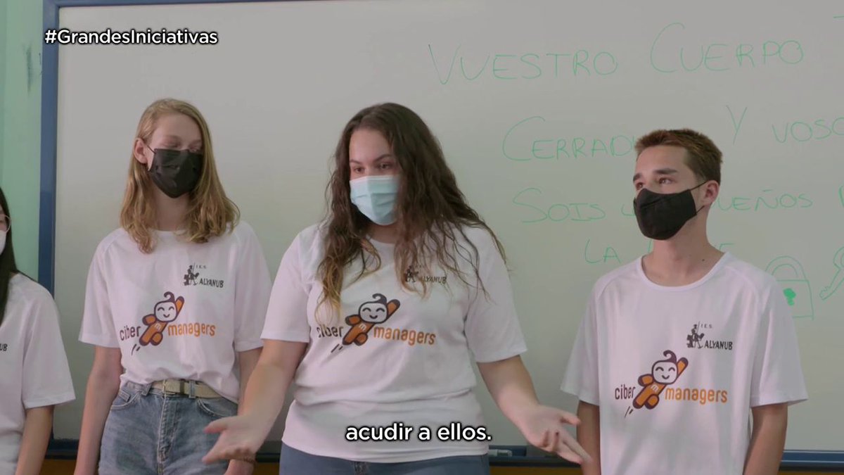 🏆 El Premio <a href="/UniversidadVIU/">Universidad Internacional de Valencia - VIU</a> a la Convivencia en el aula es para: "Cibermanagers" del IES Alyanub de Vera, una iniciativa para que los jóvenes utilicen las #TIC de forma responsable 💻 #GrandesIniciativas. 👏

Sigue leyendo sobre este proyecto👉 atres.red/1u6kz1