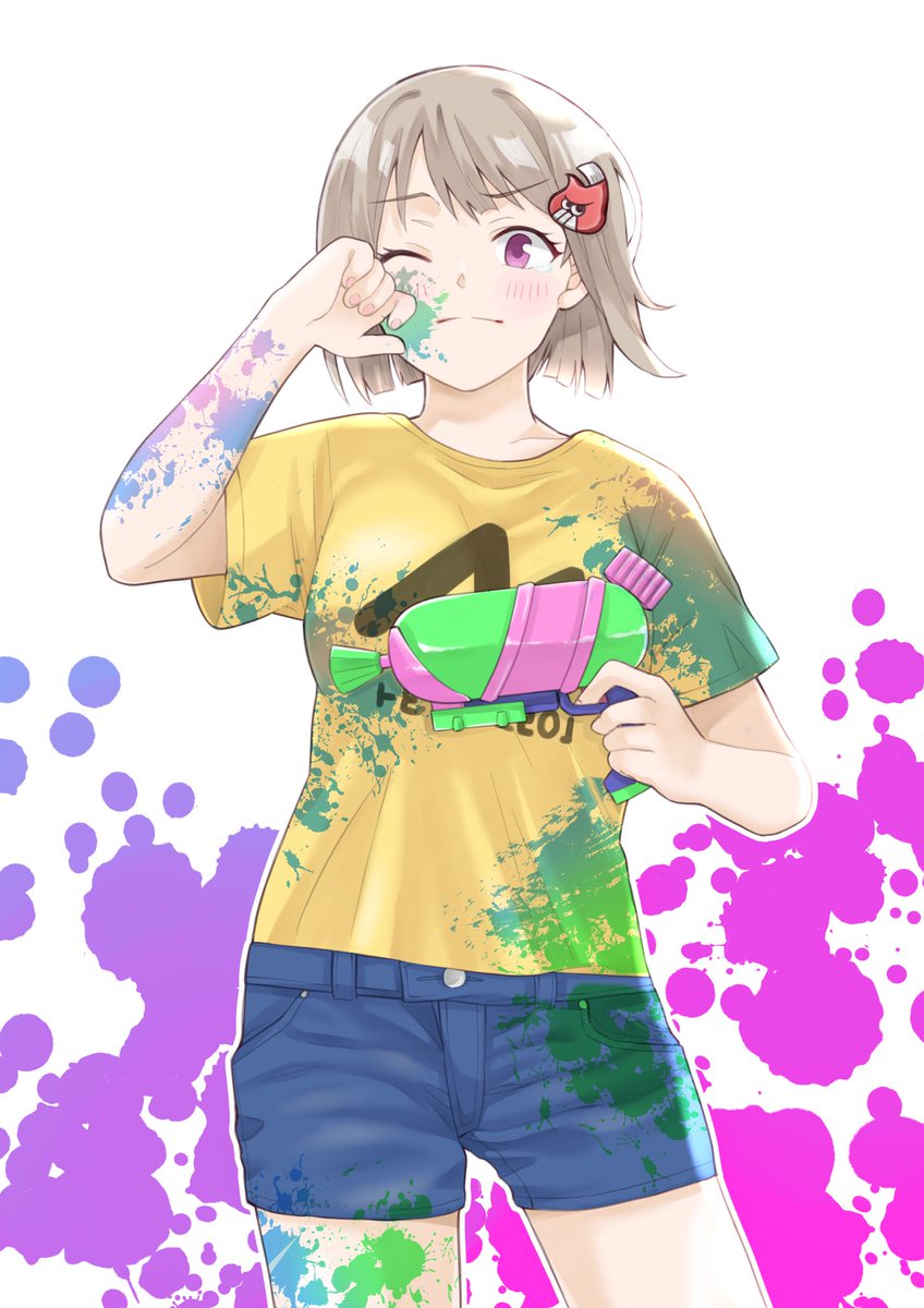 「中須かすみトゥーン 」|田中らぶリ〜な♪のイラスト