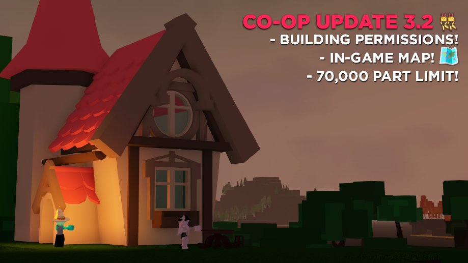 Update 3.2 CO-OP BUILDING is OUT NOW! 👯‍♀️✨ #LittleIslands #Roblox #RobloxDev