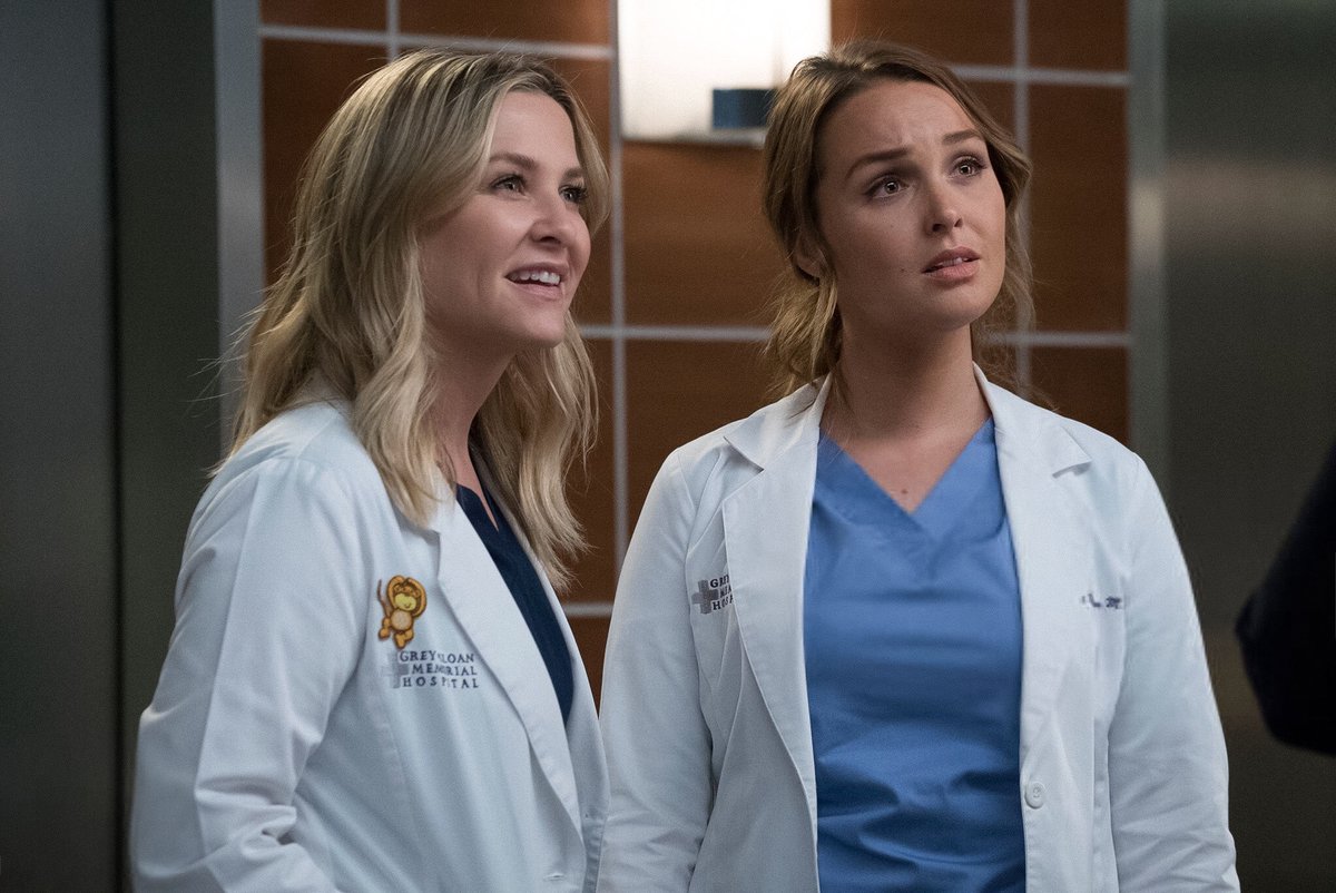 _jenrobbins's tweet photo. camilla luddington talking about jessica capshaw and how she would love arizona robbins to come back and work with jo https://t.co/aKx8M3TjQk