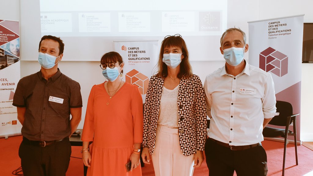 CMQE BTP et numérique (@campusbtpnumocc) on Twitter photo Synthèse des tables rondes et conclusion de <a href="/sophiebejean/">Béjean Sophie</a> Rectrice de <a href="/RA_Occitanie/">Région Académique Occitanie</a>.
Les Campus sont un outils incontournable dans les dispositifs de formation en synergie avec le monde économique, ils permettent de faire le lien entre les chantiers, le réel et la recherche. 🙏 Synthèse des tables rondes et conclusion de <a href="/sophiebejean/">Béjean Sophie</a> Rectrice de <a href="/RA_Occitanie/">Région Académique Occitanie</a>.
Les Campus sont un outils incontournable dans les dispositifs de formation en synergie avec le monde économique, ils permettent de faire le lien entre les chantiers, le réel et la recherche. 🙏