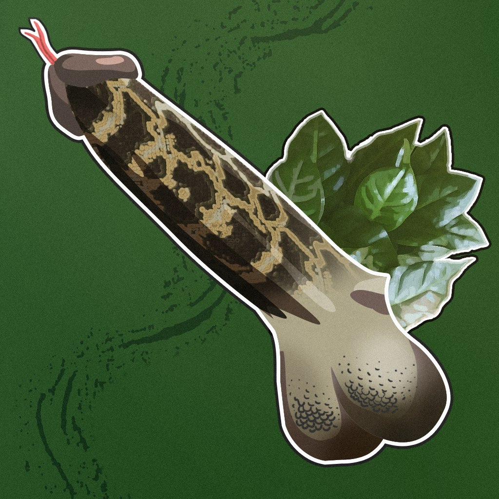 Cryptodicks_NFT's tweet photo. @direvice Take thissssssss: the "snake" ๐ #nft jungledick from our #cryptodicks series- out now on #OpenSeaNFT
https://t.co/Q5pthZtTcv https://t.co/OmALQWMHPg
