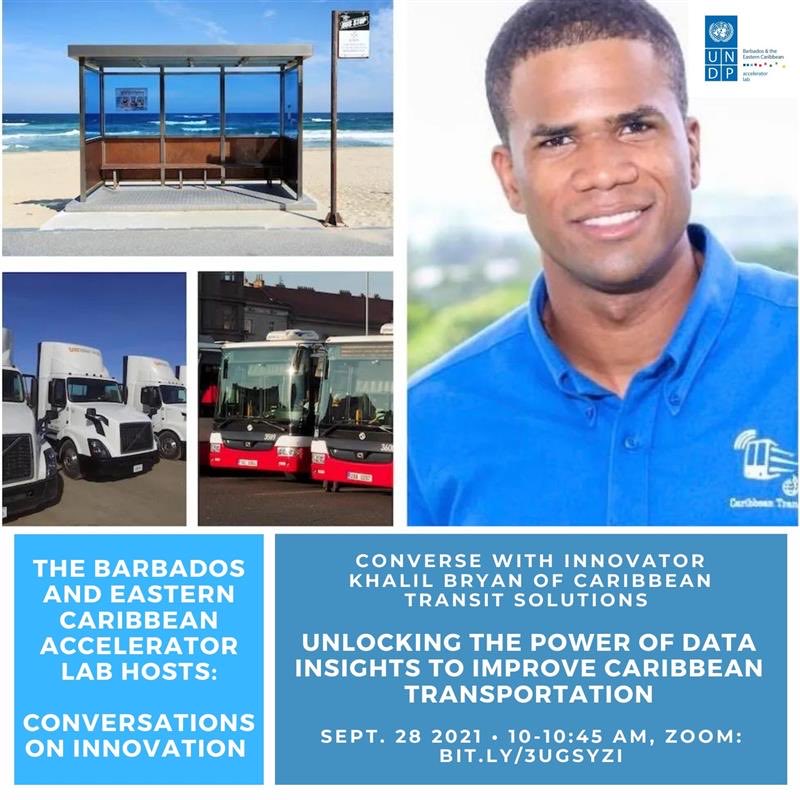 j_tenneb's tweet photo. What does the future of Caribbean #transportation look like? We will discuss this through a look at data in mobility tomorrow at ⁦@UNDPBarbados⁩ during the Acc Lab’s Conversation on Innovation with Caribbean Transit Solutions 🚌 #smarttransportation https://t.co/3yBVWZxjJz