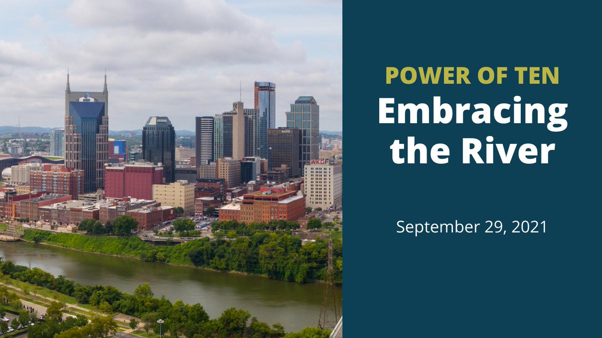 Join us on Wednesday for the Power of Ten. We'll be talking about how we can build great riverfronts in our region. Learn more and register at...ow.ly/fvb450FUE3O