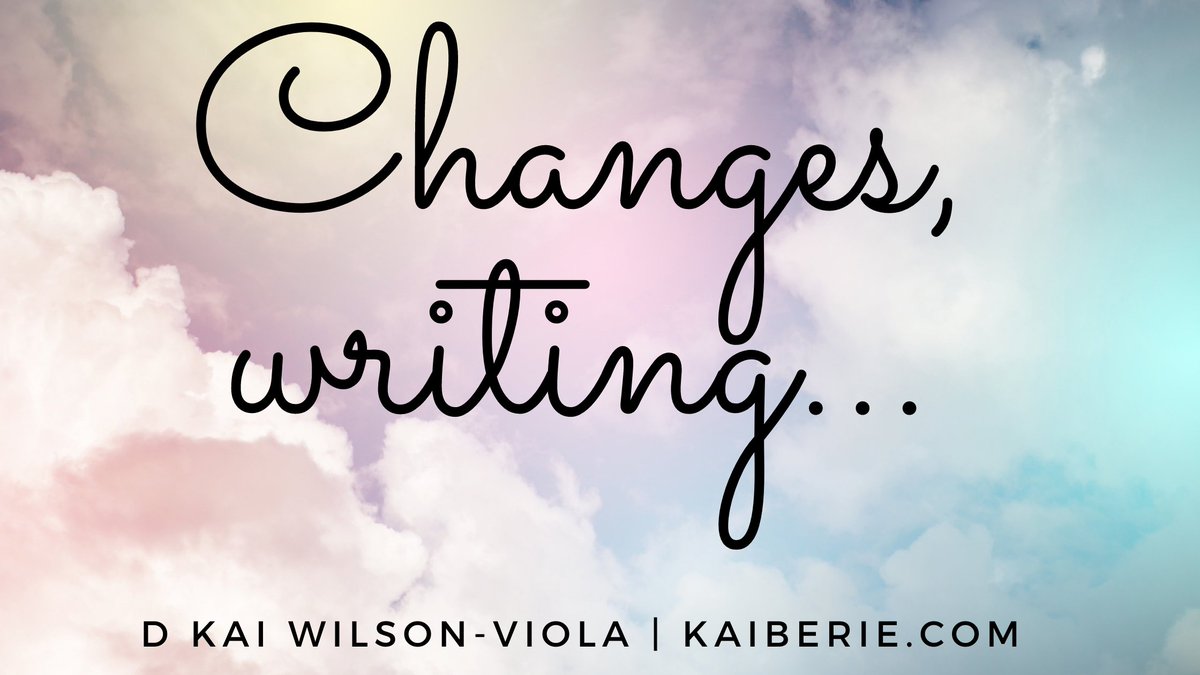 Kaiberie's tweet photo. Changes, struggling with writing and more... 
"I think there's a lot of this that's important. For writers, creatives. For life. We have bad days. We do what we can, but sometimes it's just a day that doesn't move..." #mondayblogs #creativecommunity https://t.co/gAcq7Q6EFm https://t.co/q0NpNgIATD