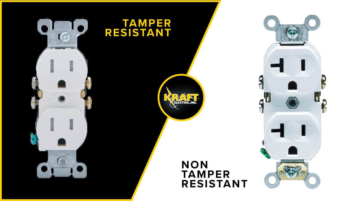 Curious little fingers find their way to all of the outlets, use tamper resistant receptacles or outlet covers to protect your little ones!