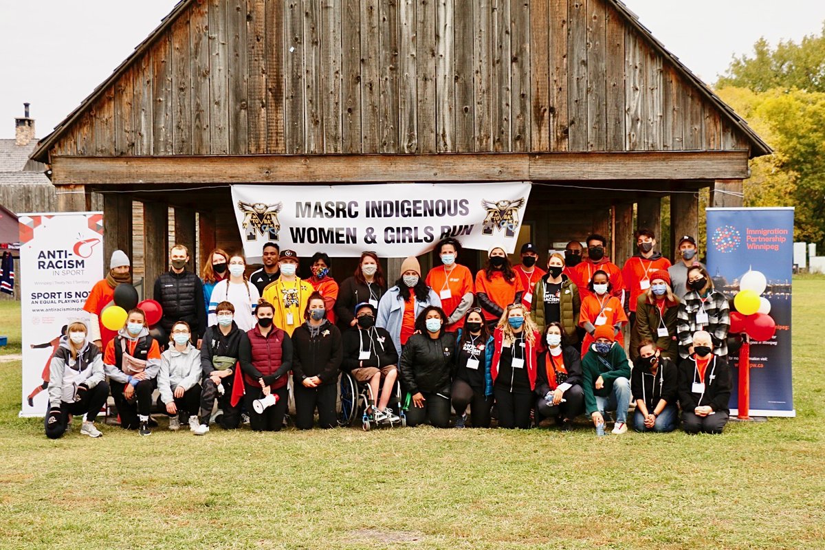 AntiRacismSport's tweet photo. For more pictures of the event, visit https://t.co/aatb7nslMZ
#AntiRacismInSport #MASRC #Winnipeg #Indigenous https://t.co/I69q2OLwhc