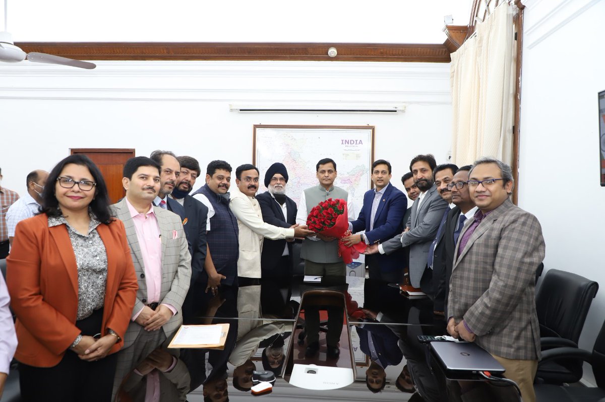FICCI thanks Mr <a href="/nityanandraibjp/">Nityanand Rai</a>, MoS for Home Affairs, Government of India for meeting the FICCI Private Security Committee delegation, patiently listening to industry pain points and suggesting a roadmap to work in collaboration with his office.