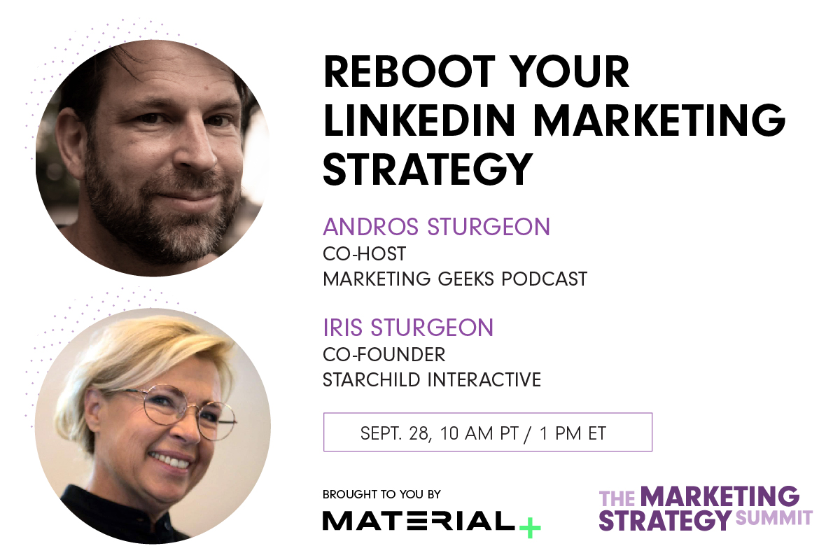 Log in to the Marketing Strategy Summit tomorrow to learn advanced LinkedIn marketing tips for #marcomm professionals! 

Registration is free: bit.ly/39HonwL

#marketingstrategies #LinkedIn #LinkedInMarketing #marketingtips #communications