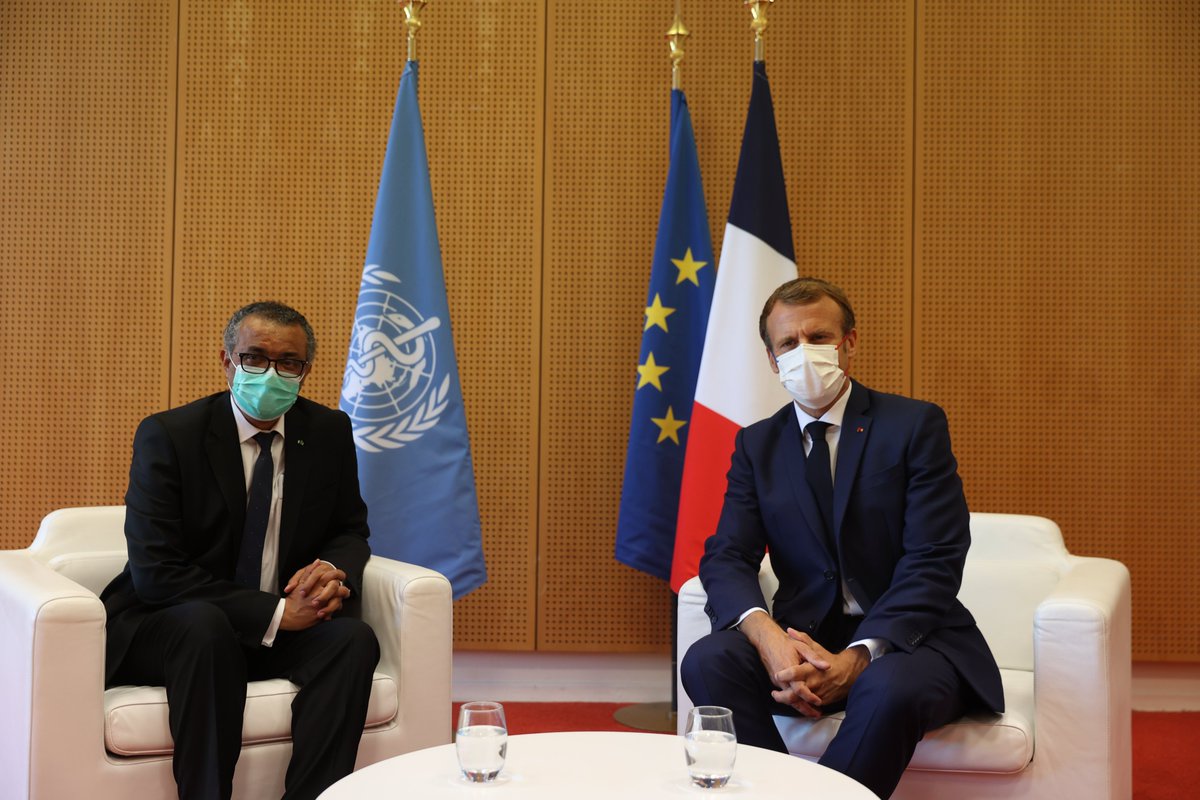 'Investing in health systems is the best way to prepare for future pandemics. Success requires unprecedented coordination of all actors. WHO is a key player and #WHOAcademy will be an essential platform for disseminating learning'
- President @EmmanuelMacron