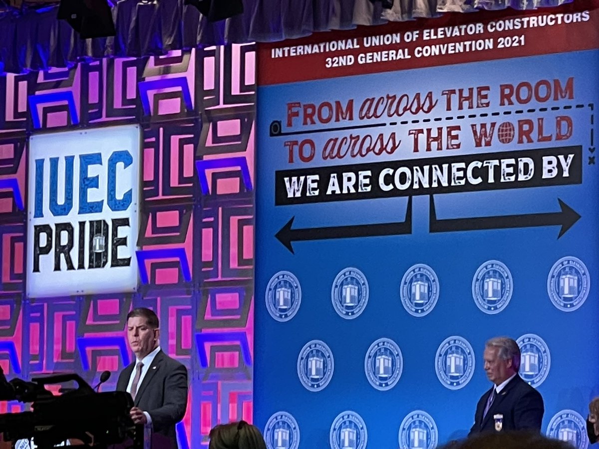 David_LopezJr's tweet image. Thank you to @SecMartyWalsh for coming out to speak at the IUEC 32nd General Convention!!  We are so thankful for your support and all the work you do for Labor!! #iuec #local21 #WeBuildTx #TxLabor
