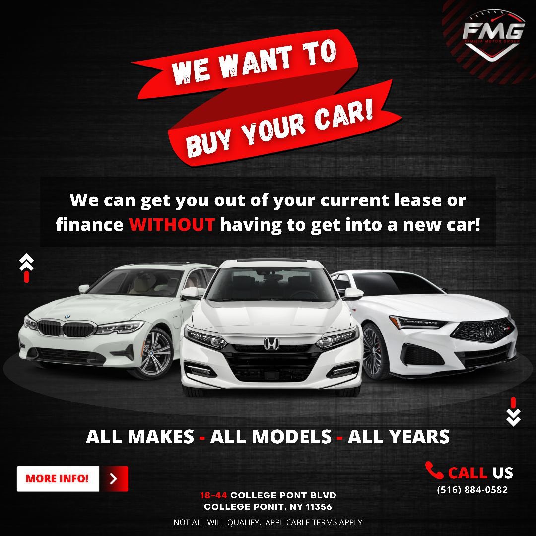 FamiliaMotor's tweet photo. GREAT NEWS, FAMILIA! 🤩

We want to BUY YOUR CAR! 🥳

ALL years, makes, and models! ✅

If you are looking to exit your lease or finance early WITHOUT having to get into a new car..your search stops HERE! 🚘🙌

Contact our team today for more info! 📲🔥 https://t.co/zP9wt4P1mX