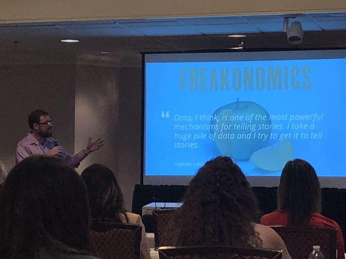 Data is about telling stories. When you see what it says; you must ethically translate it to the public and be cognizant of what you’re doing with the data. <a href="/PRSAWestDist/">PRSAWesternDistrict</a> #PRSA