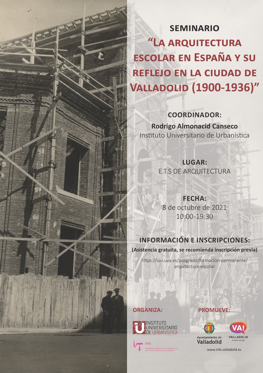 ro_almonacid's tweet photo. Estamos "cocinando" esto para dentro de 2 viernes en el @IUU_UVa...

Si estáis interesados podéis asistir presencialmente en la @ETSAValladolid (con certif. asistencia) o por el canal de YouTube del I.U.U.

+info: https://t.co/Z5U2VVHWNJ

Se agradece RT. 🙃
PID #iTAU / #iTAU3 https://t.co/2iPx68EedW