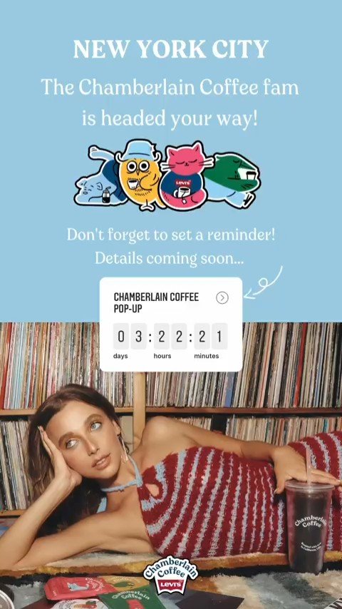 Uživatel Emma Chamberlain News Updates na Twitteru: „Emma Chamberlain  @Chamberlaincof @LEVIS fans, Exciting news! Chamberlain Coffee will be  doing a popup at an NYC Levi's store on Friday. If Emma is still