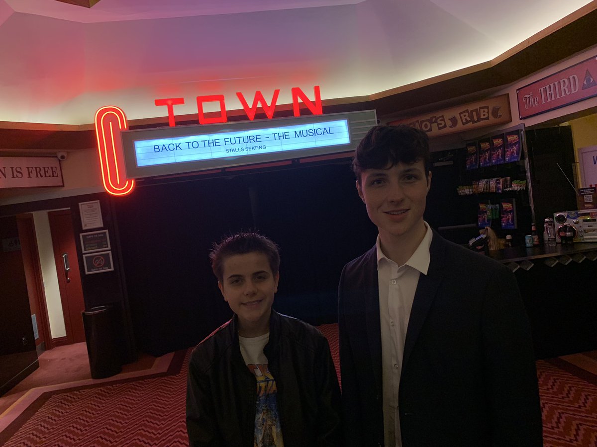 GreatScottFilm's tweet photo. Back to The Future The Musical press night has already brought many cool surprises before the performance has even started!!! #BacktotheFutureMusical #BackToTheFuture #GreatScottMovie https://t.co/v13nWmrSRz