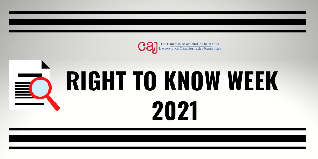 It's #RightToKnow Week, a week dedicated to spotlighting the importance of maintaining the principles of the Right to Know in our democracy.

Now is a great time to learn more about freedom of information. Here's what you need to know about this week! 👇🧵