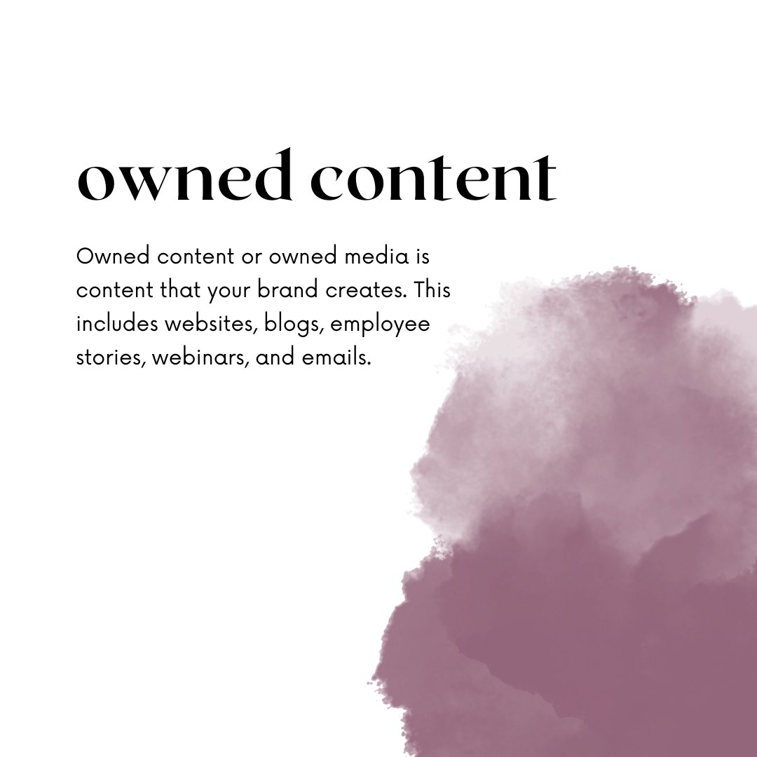 suBrandco's tweet photo. In simple terms, owned content is what your brand has control over. You are able to create, edit, and distribute the content as per your preference. 

Read more: https://t.co/f9qys3vsau

#suBrandco #ownedcontent #blog #contentwriting #typesofcontent https://t.co/xk36rhbzNo