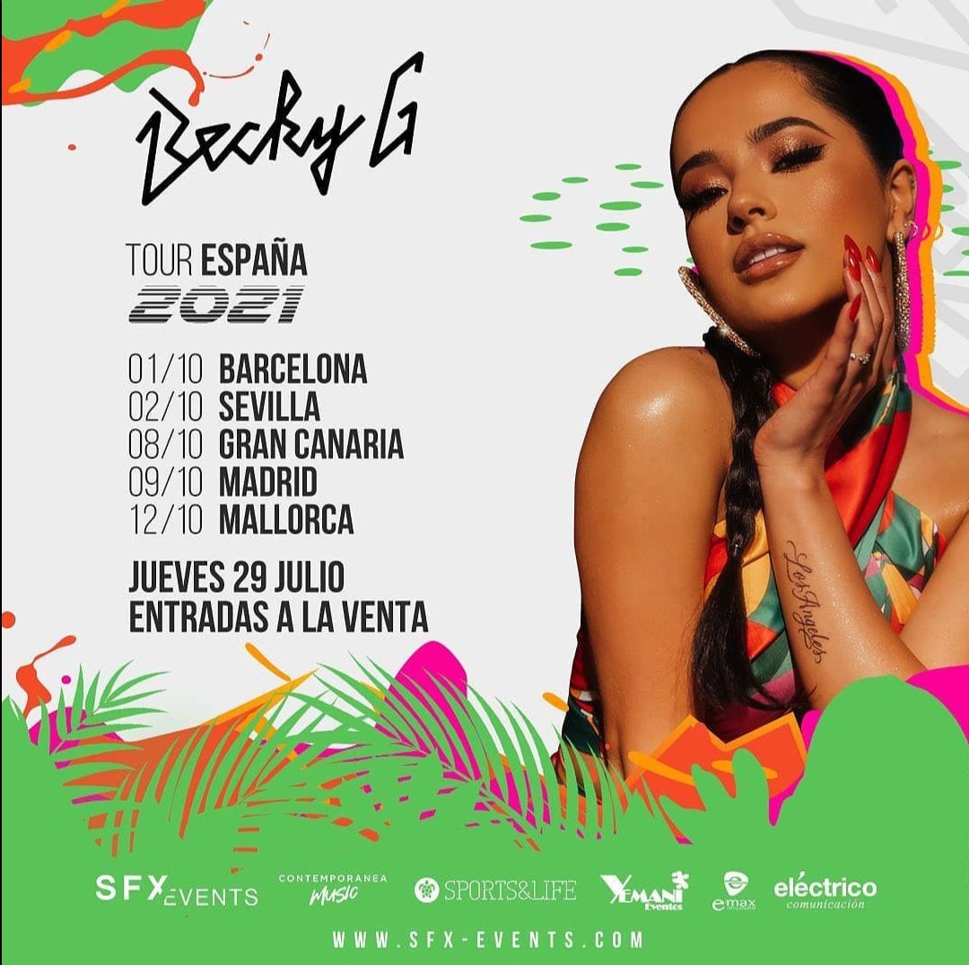 BeckyGBrasil's tweet photo. Agenda de outubro da Becky G:

1/10: Barcelona - BGTour
2/10: Billboard Spain 
3/10: Premios Platino
8/10: Gran Canaria - BGTour
9/10: Madrid - BGTour
12/10: Mallorca - BGTour https://t.co/AzRv4rDheB