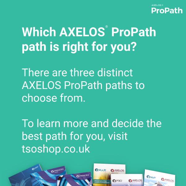 TechPublisher1's tweet photo. AXELOS ProPath is a fantastic way to progress your career, take control and deliver results. Choosing your path and getting started is easy, if you're PRINCE2 or PRINCE2 Agile certified you're already part way there!

Learn more: https://t.co/G6Hy9Af6x4

#AXELOSProPath #PRINCE2 https://t.co/uiXiU3Oxv2