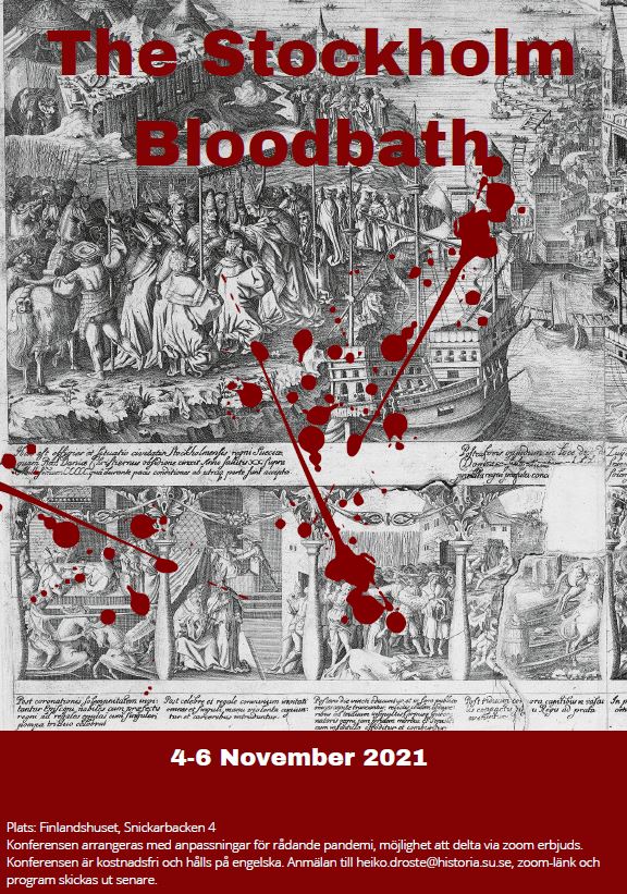 byhistoriedk's tweet photo. *Konference – The Stockholm Bloodbath*
 d. 4-6 november afholder ’Stads- och kommunhistoriska instituttet’ ved Stockholms Universitet en engelsksproget konference om det stockholmske blodblad. Konferencen afholdes fysisk, men det er muligt at deltage over zoom. https://t.co/xjCJEnYSeD