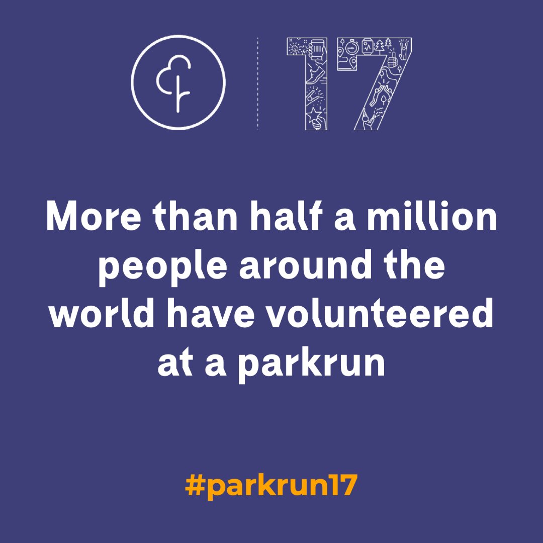 parkrunUK's tweet photo. Ready for some 17th anniversary stats? 🤓

Remember, we're celebrating volunteering all week 🙌

Hop on the thread 👇 #parkrun17

(yes you read that right, MORE THAN HALF A MIL)

🌳#loveparkrun https://t.co/IhEGuughwN