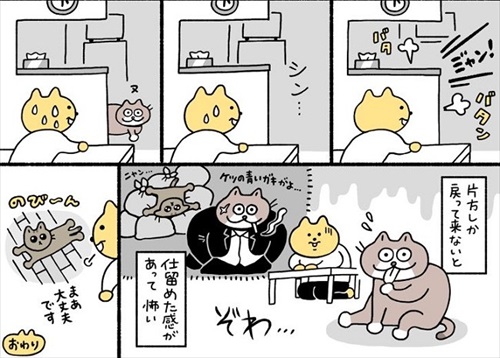 2匹目の猫を迎えたとき、先住猫の反応は……? 保護子猫を迎えた家族の"ハラハラする"日常漫画がほほえましい https://t.co/RDUkY6VKbm @itm_nlabより