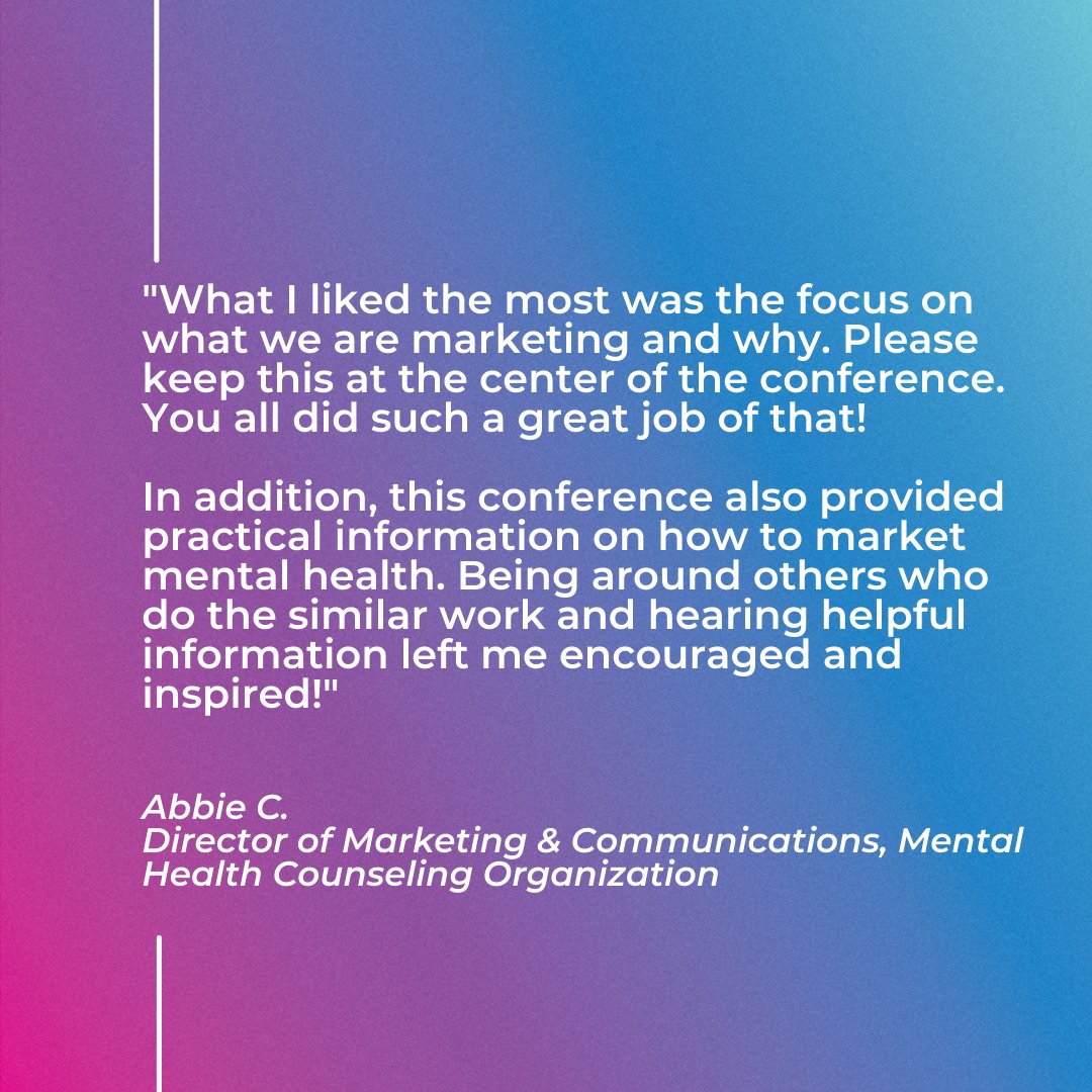 The difference between our conference and others is the tangible information and tools you will leave with in hand. Each presentation and breakout session focuses on giving you the tools to succeed.

Starting November 2-3, make a change and an impact.
loom.ly/cFyPDK0