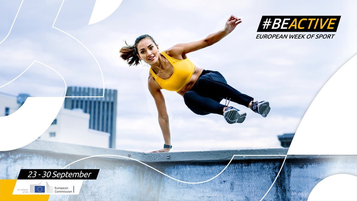 ¿Sabías que estamos en la Semana Europea del Deporte? De forma simultánea en 42 países y hasta el día 30 de septiembre. 
#BeActive #BeCCAFYDE #SED2021