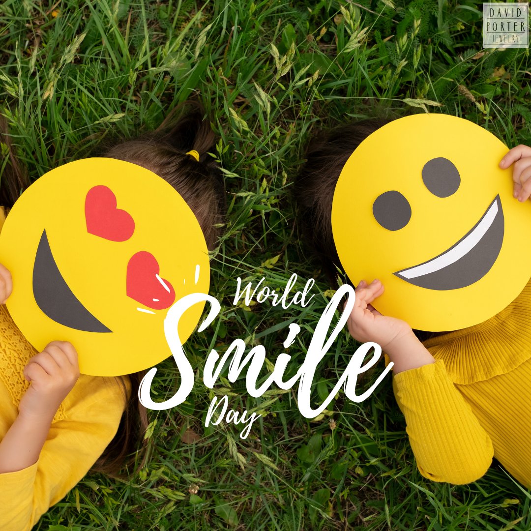 Happy #WorldSmileDay! Greet everyone you see today with an extra big smile. 😃

#fridaymotivation #fridayvibes #fridaymorning #fridayfeeling #davidporterjewelry #jewelrydesigner #jewelrymaker #jewelryformen #jewelryforwomen #jewelrylover #jewelryaddict #jewellery #positivevibes