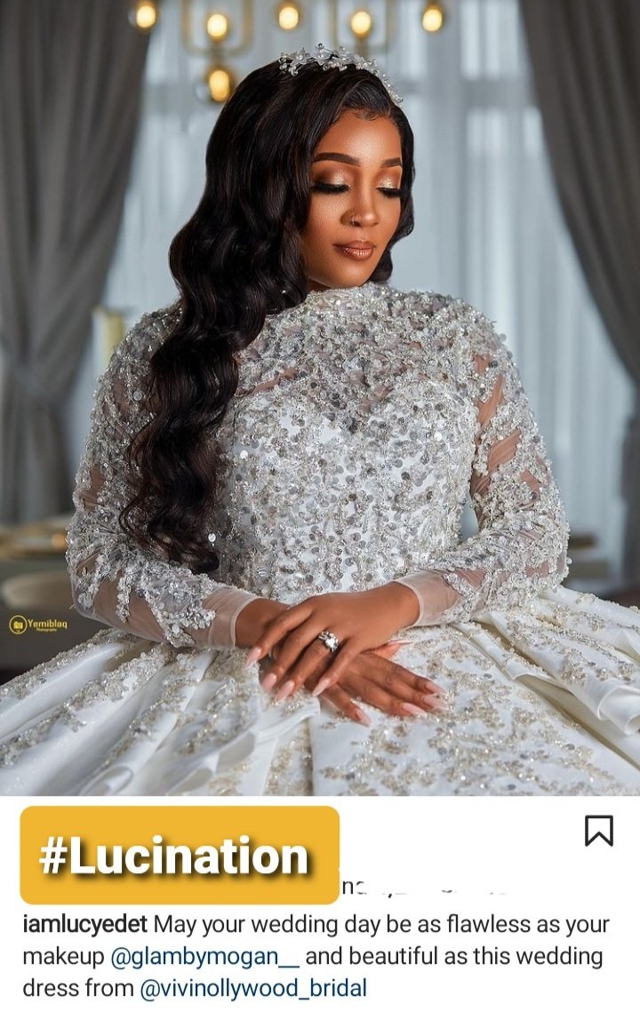Lucination3's tweet photo. Lucy @LucianaEdet serving bridal inspiration from @vivinollywood_bridal is the best part of our day!😍💕
#GrillBoss
#BBNaija
#Lucination
#ItsaPleasure✌🏾💋 https://t.co/wJ4uSNNPqP