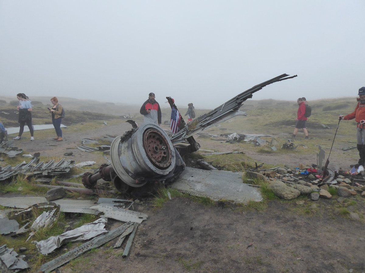 CasegFraith's tweet image. We now have some photos from our other plane wreck themed #AdventureTrek which took place on Saturday from Old Glossop to Higher Shelf Stones near Bleaklow Head in the Peak District, where there are no fewer than three plane wrecks

#OpenToBB #OpenToAdventure