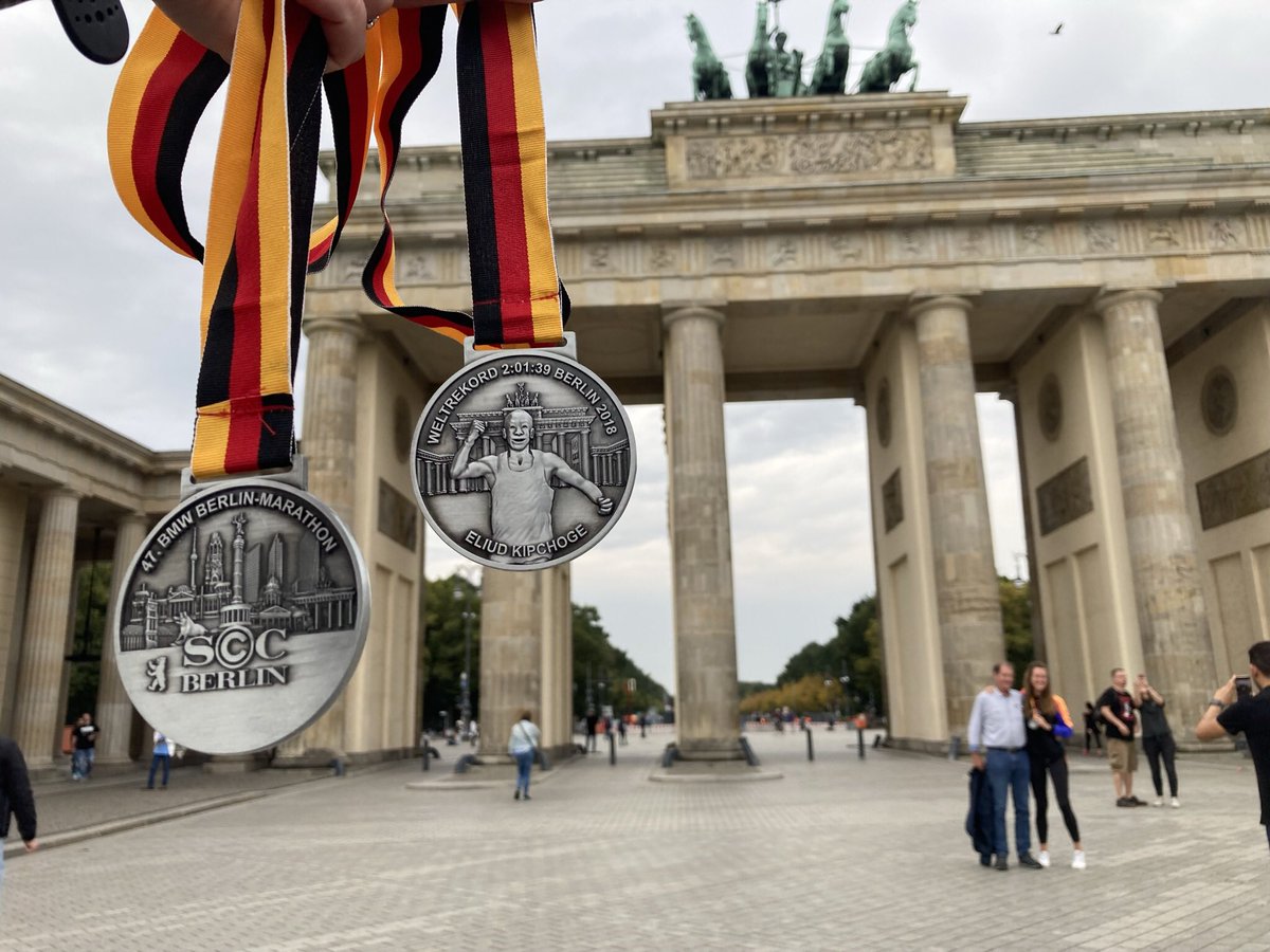 AWatsonMenswear's tweet photo. Thanks Berlin - it’s been fun and we’ve had a blast 🇩🇪🏃♂️😁 @misselaineous7 @berlinmarathonE
#berlinmarathon #restartrunning #berlinmarathon2021 #berlinlegend https://t.co/XfknfcCYKR