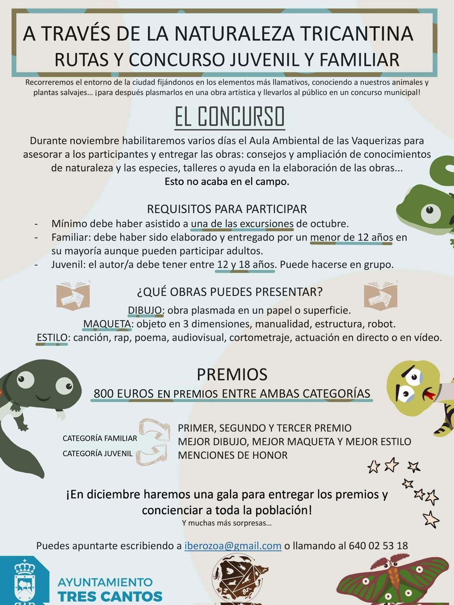 iberozoa's tweet photo. Calendario e información en estos folletos. https://t.co/CI3boAvqWt