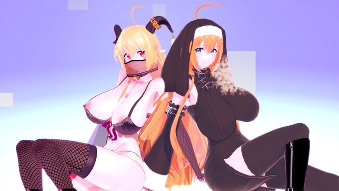 サキュバス·ペコリンヌとエクソシスター·ペコリンヌ 