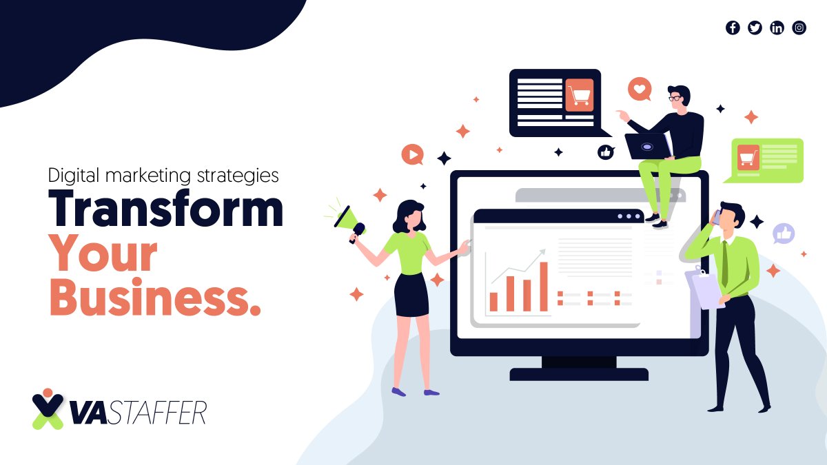 VAStaffer's tweet photo. More companies are using a variety of strategies in engaging customers. 

Digital marketing strategies have become more creative throughout the years to ensure customer satisfaction. 😎

Visit https://t.co/X3mGjJ5iQY for more details!

#virtualassistant https://t.co/zN7rbACfLD