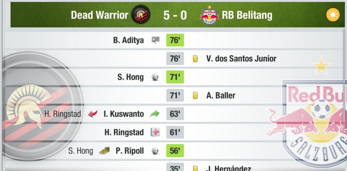 BelitangRb's tweet photo. FULLTIME!!!

@deadwarrior_id (5) - (0) @BelitangRb 

Tim RB Belitang harus mengakui keunggulan tim tuan rumah. Come back stronger boys. #RBBL #Pakam https://t.co/7aej9ys3HL