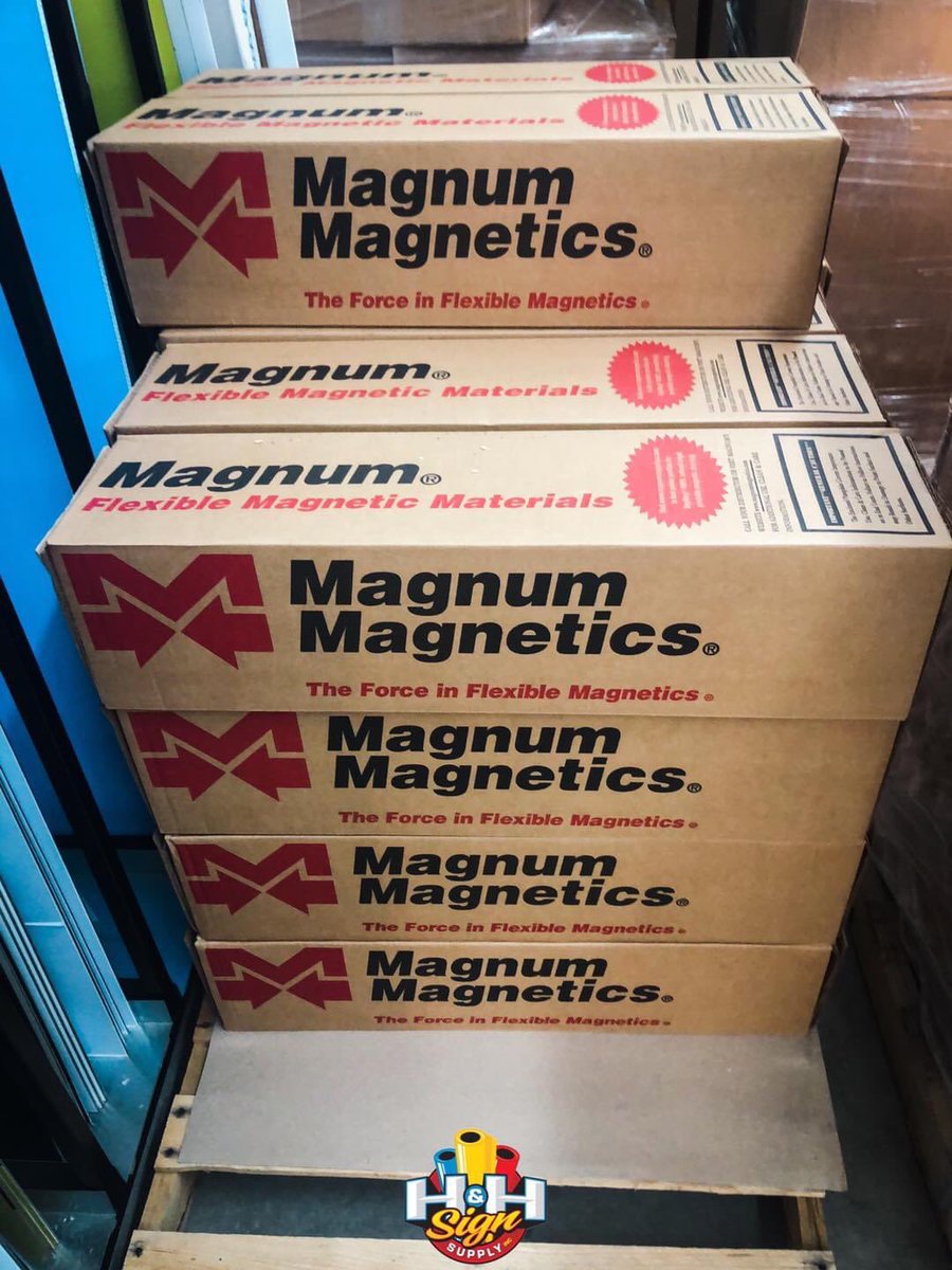 hhsignsupply's tweet photo. Magnetic material is back in stock!
Available in 25’ and 50’ rolls. Precut sets are also an option.

Shop Magnetic Material: https://t.co/QdxT63A3pa

We Supply. You Create. https://t.co/XAbRyxW9yz
