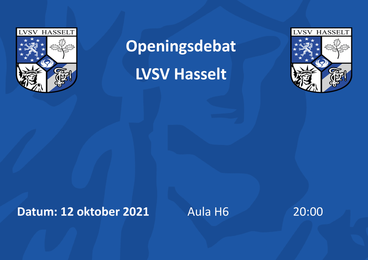 lvsvhasselt's tweet photo. Ons jaarlijks openingsdebat komt er weer aan, en we doen het op dinsdagavond 12 oktober! Alle verdere info is te vinden via onderstaande link! https://t.co/TZq03uYLBn https://t.co/PZSrXPp7wj