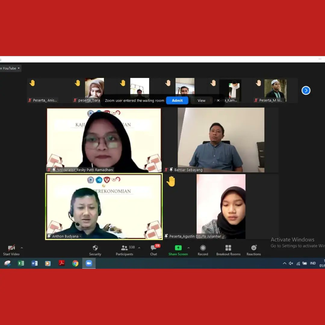 [KEMENTERIAN LUAR NEGERI]
[DOKUMENTASI KAJIAN PEREKONOMIAN]

Berikut adalah dokumentasi Kajian Perekonomian yang dilaksanakan secara online melalui Zoom Meeting