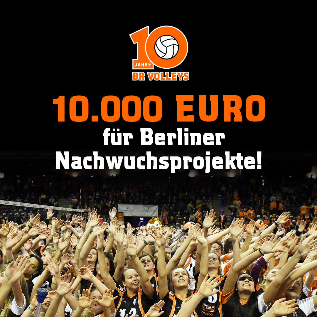 BRVolleys's tweet photo. #10fürBerlin (1)

Es gibt einen Grund zum Feiern 🥳 Seit zehn Jahren setzen wir mit @BerlinRecycling nicht nur Akzente im Spitzensport, sondern auch in der Kinder- und Jugendarbeit. Und dies weit über den (Volleyball-)Sport hinaus 🏐🎾🤸🛴🤹 

#ZeichenSetzen #BRCrowd #Jubiläum https://t.co/xy6NelJEaZ