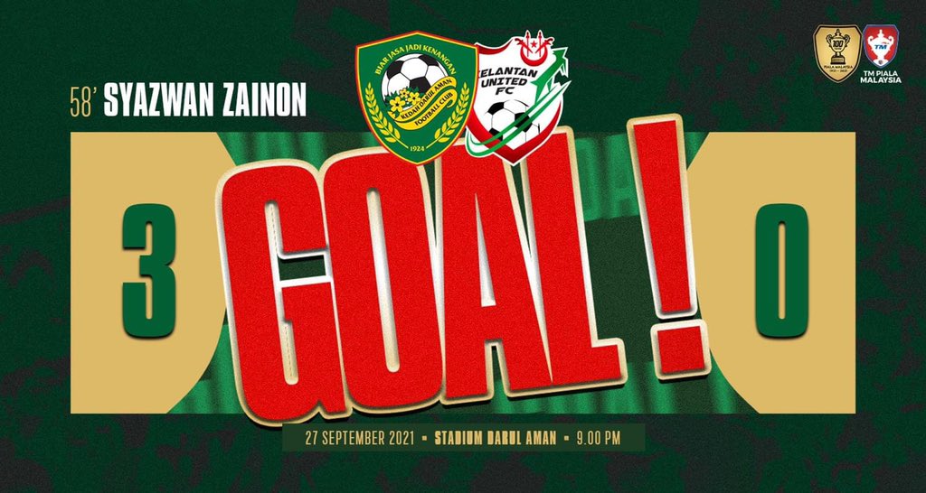 kda_fc's tweet photo. β½ 58β GOLLL..!! Gol ketiga KDA FC hasil ledakan kaki kiri Wan Kapet!
KDA FC 3-0 KELANTAN UTD FC
#KDAFC
#DemiHijauKuning
#PulunKedahPulun
#KDAKLU https://t.co/ClIwWd2wXn