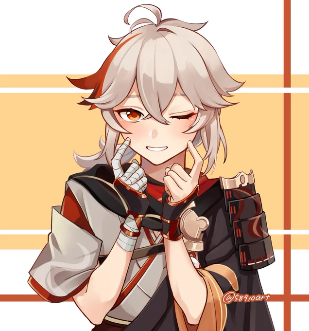 「拙者も非常～～～～～に可愛い子でござろう?」
#原神 #GenshinImpact 