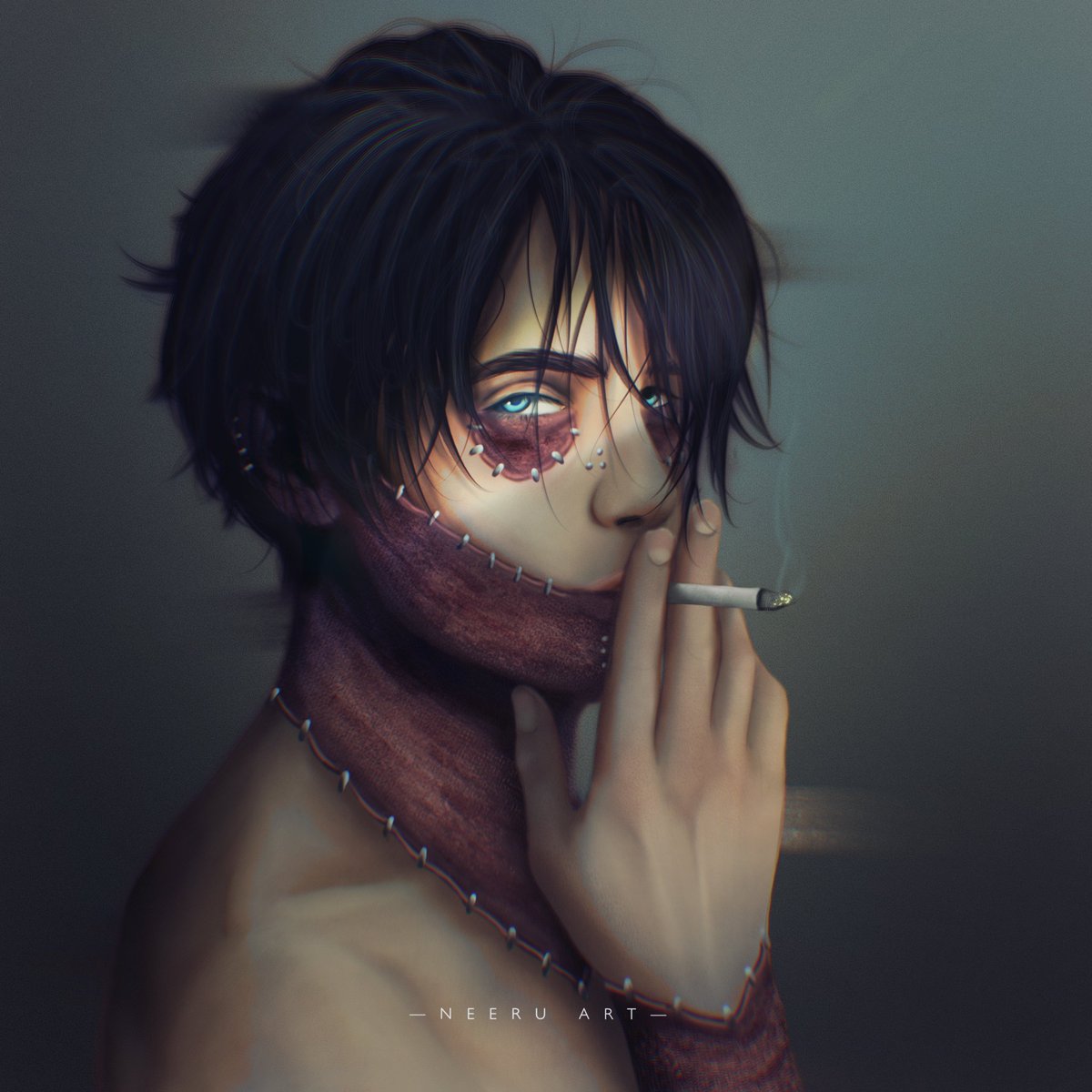 ArtNeeru's tweet photo. Reference: unknown @pinterest 
Program: @procreate 

#art #artist #artoninstagram #artistoninstagram #myart #illustration #portrait #procreate #dabi #touyatodoroki #todoroki #lov #leagueofvillains #mha #bnha #myheroacademia #myvillainacademia #animeguy #animeart #villain https://t.co/bw8L41dSsl