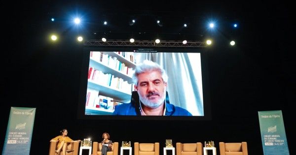 livreshebdo's tweet photo. ÉVÈNEMENT > Plaidoyer pour la diversité au Congrès mondial des écrivains de langue française
📌 https://t.co/Iar1xc7B9y @FestivalEV @IFParis @OIFrancophonie #EGLLF #francophonie #congres #litterature https://t.co/wX6djqn1vi