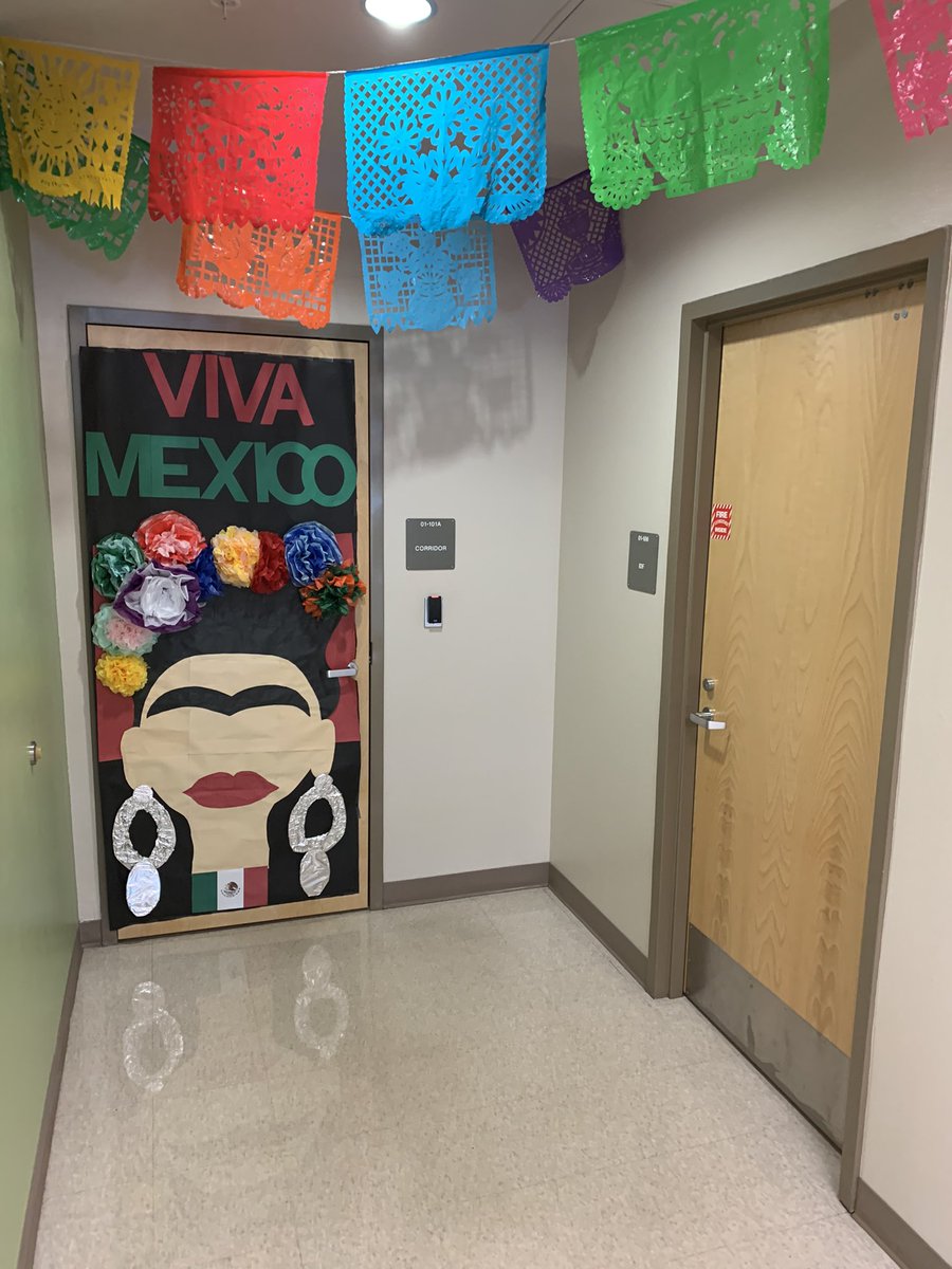 cantrell_ric's tweet photo. Kudos to our LIA students and Mrs. Cornier for decorating the hall and organizing the door decorating contest for Hispanic Heritage month. https://t.co/g8MG8PvjbP